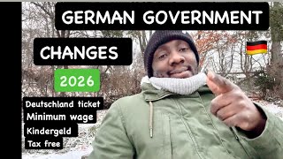 GERMANY 2026 FEDERAL CHANGES. FINANCE.TAX.WAGES. #2026 #germany 