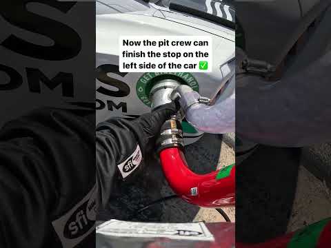 RUNAWAY TIRE IN THE PITS