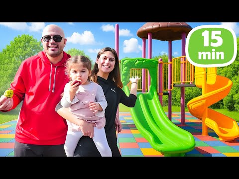 Ayşe, Defne ve Mesut ile piknik yapalım, misafirleri ağırlayalım ve ızgara yapalım! Aile Videoları.
