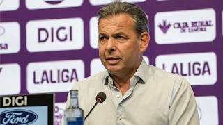 Rueda de prensa del Real Valladolid CF - CD Eldense (2-3)