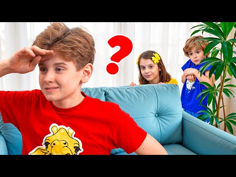 Eva y sus amigos juegan al escondite y a la aventura de escapar de la habitación.