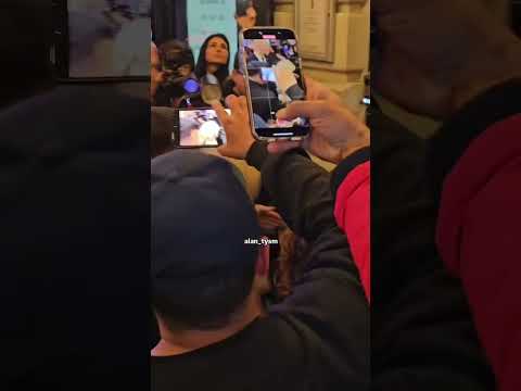 Sabrina Carpenter arriving at the SNL after party