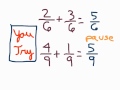 Adding and Subtracting Fractions with Like Denominators