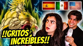 ESPAÑOLES REACCIONAN A DRAGON BALL DOBLAJE LATINO 💥EL GRITO DE GOHAN VS BROLY🔥LATINO VS CASTELLANO🔥