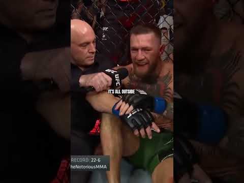 Conor McGregor's iconic post fight interview 😎