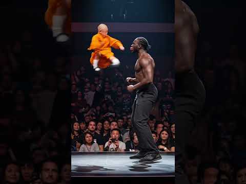The little martial monk is full of strength.#shortvideo #kungfu