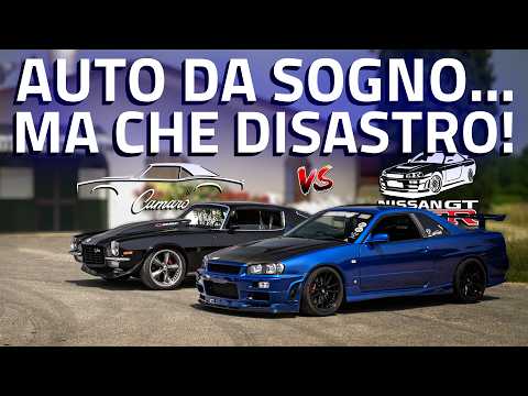 JEREMY CLARKSON STYLE RECENSIONE SKYLINE 900 HP+ CAMARO 650 HP! SONO BUONE DAILY CAR? TOP GEAR STYLE