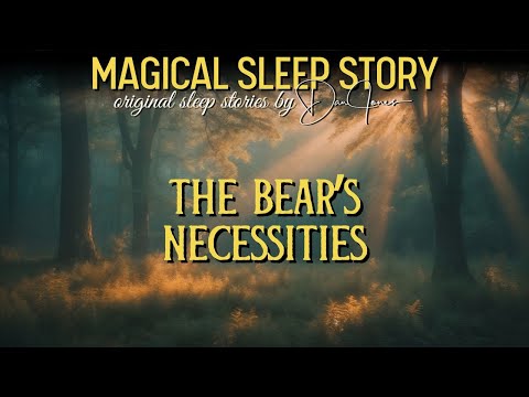 The Bear's Necessities | All Night Magical Sleep Stories For Grown Ups | Black Screen | No Ads