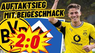 AUFTAKTSIEG 😍 - ABER VERLETZUNG und ROTE KARTE 😢 Dortmund vs Hamburg (2:0) | Das Fazit