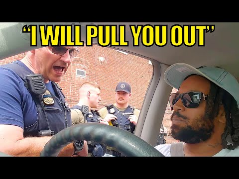 Fearless Man Forces 5 Cops To Give Up And Leave