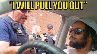 Fearless Man Forces 5 Cops To Give Up And Leave