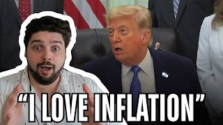 "I LOVE INFLATION!": Trump admits that he DESTROYED the U.S economy! Says we STOLE IRANIAN OIL