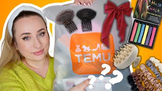 HAUL TEMU 🛍️ *testuję viralowe* RZECZY DO WŁOSÓW!