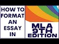 MLA Formatting Guidelines and Practices