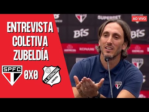 COLETIVA ZUBELDÍA AO VIVO | SÃO PAULO 0X0 INTER DE LIMEIRA  | PAULISTA 2025