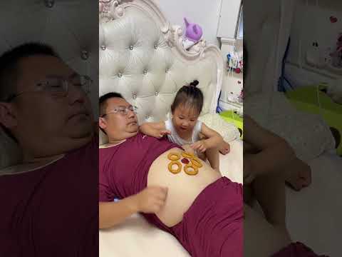 Dad robs chicken nuggets to eat father and daughter father and daughter daily