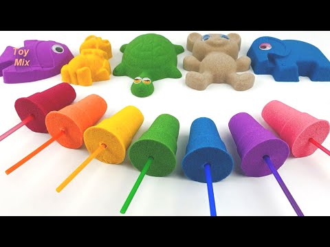 The best learning of colors, shapes and numbers, animals - only with ice cream. Amazing video