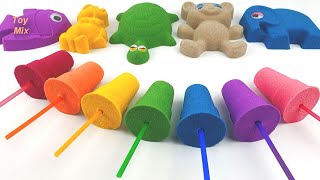 The best learning of colors, shapes and numbers, animals - only with ice cream. Amazing video