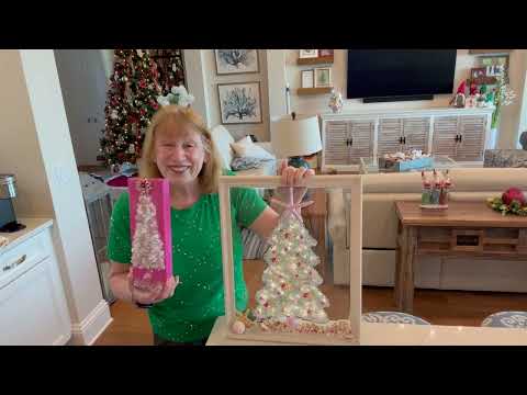 How to Add Lights Under Resin & Glass  Pink Flamingo Christmas Trees DIY