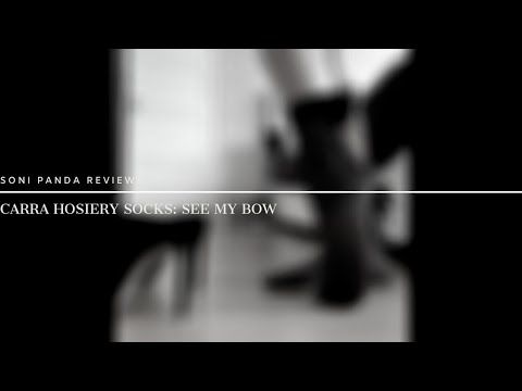 Carra Hosiery Socks: See My Bow