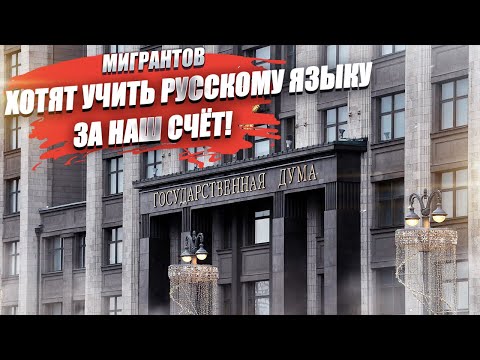 Совсем оборзели! Мигрантов, не знающих языка, хотят учить за наш счёт – на это у них деньги есть!