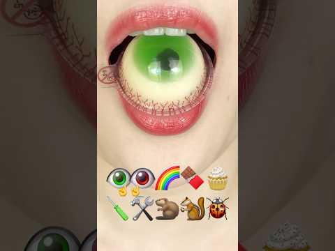 ASMR EYE JELLY 눈알 젤리 (eating sounds)