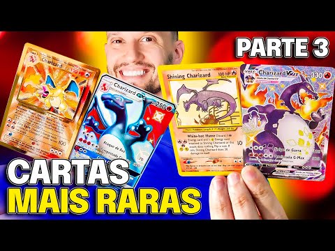 MINHAS CARTAS POKEMON MAIS RARAS CHARIZARD ! PARTE 3 | CAPITÃO HUNTER