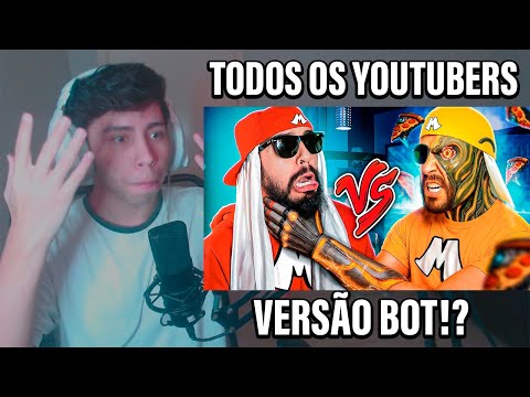 REACT Mussarela Bot Vs. Mussa - Batalha de Rima