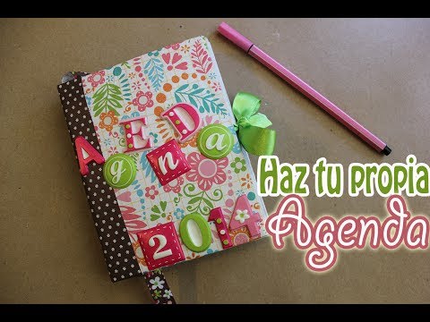 Cómo hacer y encuadernar tu propia agenda - floritere - 2014