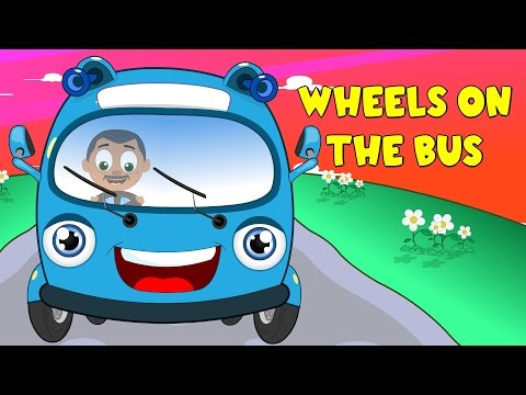 The Wheels On The Bus Go Round and Round | High Quality English Rhymes Series