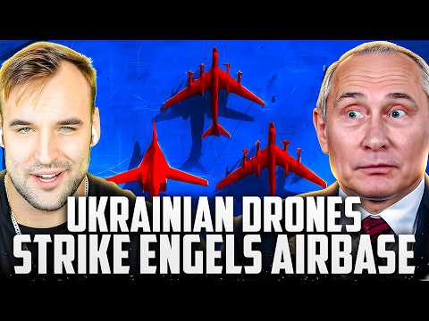 Massive Ukrainian Drone Attack Hits Engels Airbase