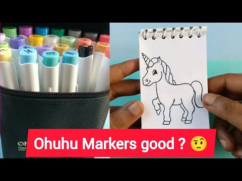 🌈 Ohuhu marker unboxing 🌈 #shorts #unboxing