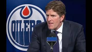 Mike Babcock Edmonton Oilers Introductory Press Conference