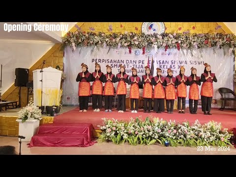Opening Ceremony acara Perpisahan Kelas 12, tanun 