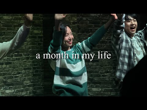 VLOG💚 a month in my life | acting,musical,practice