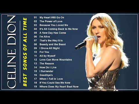 Céline Dion Favorite Hits 1980s to 1990s | Best Songs Of Céline Dion