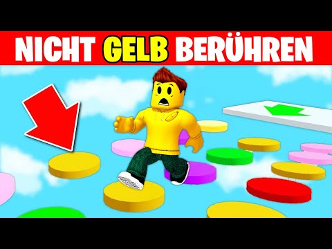 Es ist VERBOTEN die FARBE GELB zu BERÜHREN in Roblox! 🚨🚨