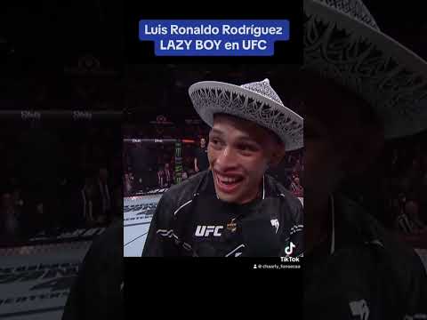 Luis Ronaldo Rodríguez LAZY BOY en UFC #soymexicano #orgullomexicano #ufc #lazyboy