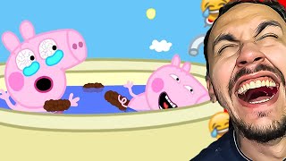 TENTE NÃO RIR DA Peppa Pig DA ZOEIRA E ENGRAÇADA 🤣🤣