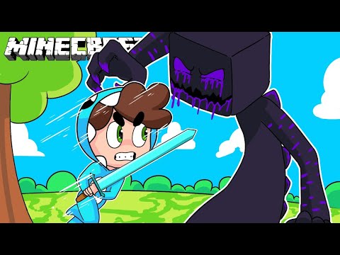 BEBE MILO vs REY ENDERMAN en MINECRAFT 💪 ¿Podrá derrotarlo?