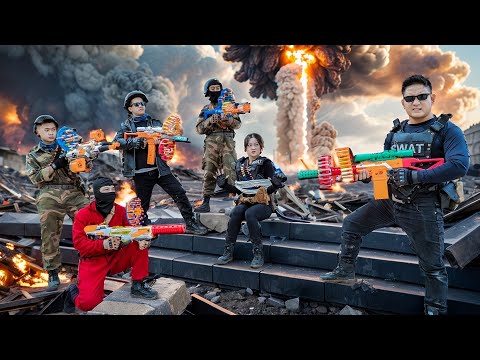 Nerf Guns War : Ultimate Nerf Guns War Between S.W.A.T And Crime Group Who Will Dominate?!