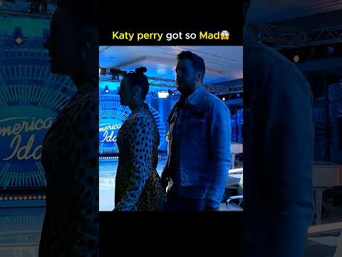 Katy Perry got so mad on American Idol😱#americanidol