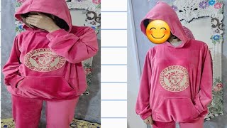 فصال وخياطة هودي وبجامه موديل تحفه👌❣