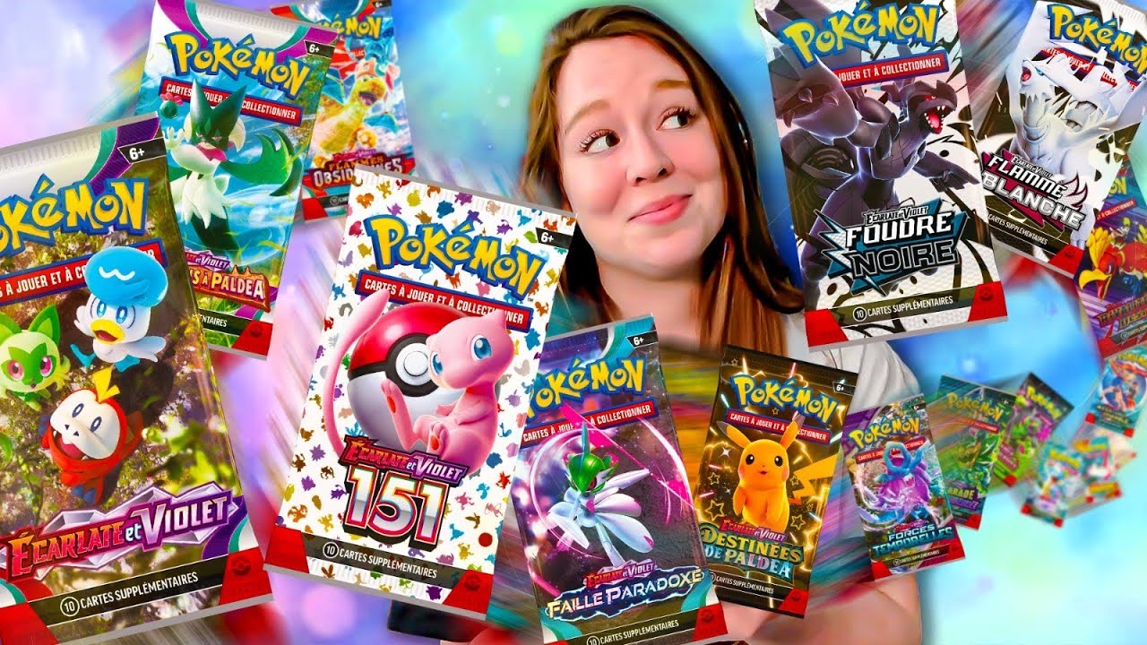 J'OUVRE UN BOOSTER POKÉMON DE CHAQUE EXTENSION ÉCARLATE & VIOLET !