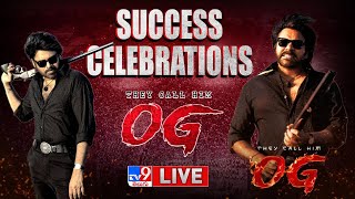 OG SUCCESS CELEBRATIONS LIVE | Pawan Kalyan | Sujeeth - TV9