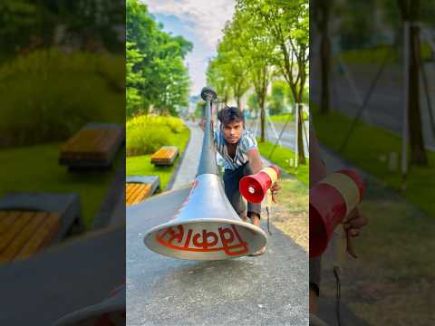Megaphone & Ahuja big horn speaker unboxing & testing￼