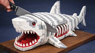 Hunting the World's Rarest LEGO White Shark | Catch & Cook Sea Monster IRL