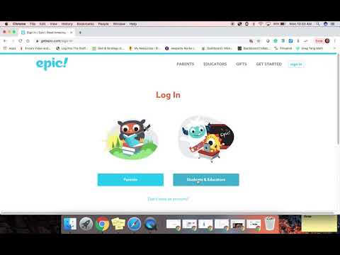 epic books parent login
