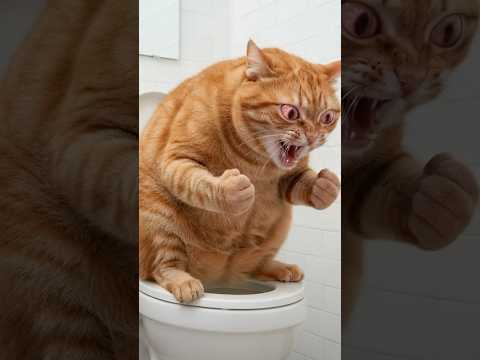 What on earth is this cute cat (kitten) doing? #shorts