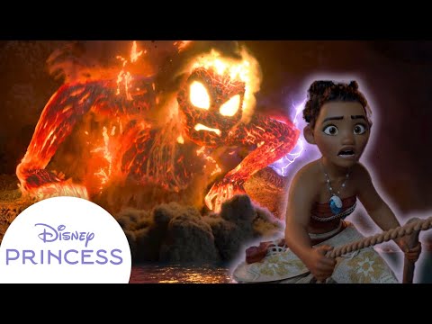 Moana's Final Battle Against Te Kā | Moana | Disney Princess